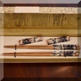 K44. Chopsticks set in box.